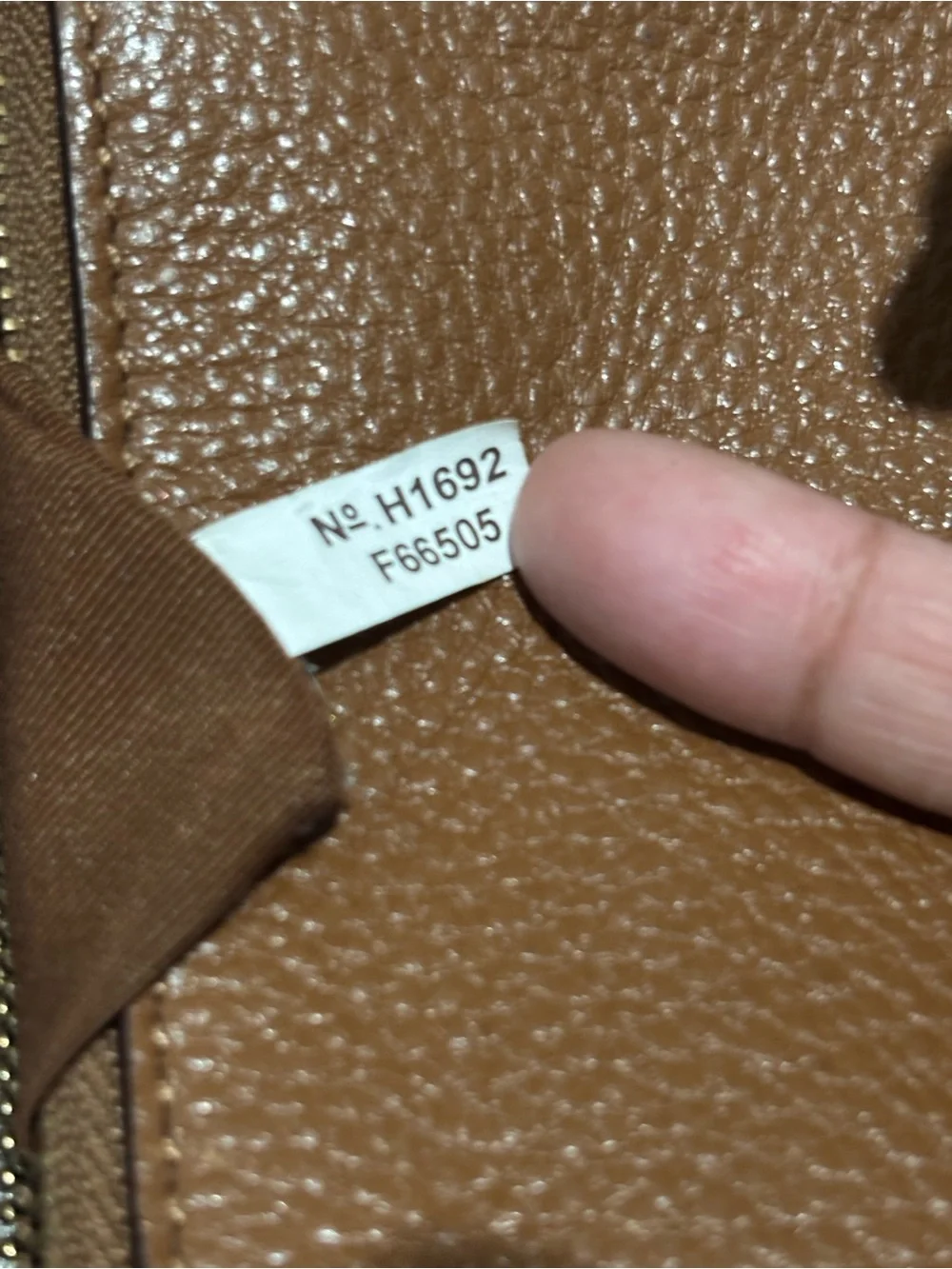 Coach Saddle Brown Pebbled Leather Double Corner Zip Wallet F66505